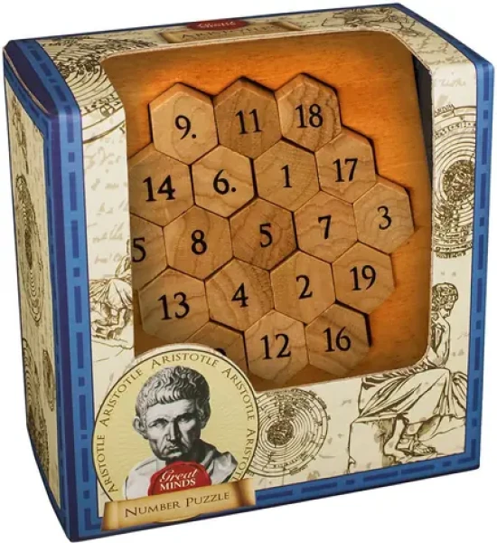 Professor PUZZLE Hlavolam Great Minds: Aristotelov číselný hlavolam