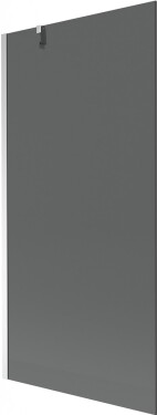 MEXEN/S - Next vaňová zástena FIX 90 x 150, grafit, chróm 895-090-000-00-40-01