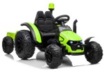 Mamido Detský elektrický traktor s vlečkou Truck zelený