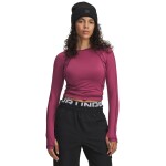 Mikina Under Armour Coldgear Textured Crew Red S