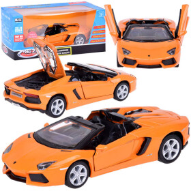 Mamido Kovový model auta Lamborghini Aventador Roadster 1:32 interaktívny ZA5053