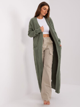 Cardigan AT SW 2395.30 khaki jedna velikost