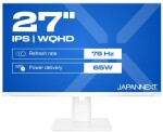 JapanNext JAPANNEXT 68,5cm JN-IPS270WQHD75F-C65W-HSP-W HDMI/DP WQHD