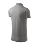 Single J. pánske polo tričko tmavosivé XL