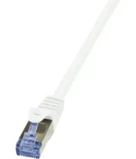 LogiLink CQ3041S biela / Patch kábel / S/FTP / Cat.6a / RJ-45 / 1,5 m (CQ3041S)