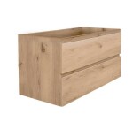 Kúpeľňová skrinka s dubovou krycou doskou SAT B-Way dub mat BWAY2100OAKDESK BWAY2100OAKDESK