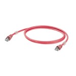 Weidmüller 1166030030 RJ45 sieťové káble, prepojovacie káble CAT 6A S/FTP 3.00 m červená UL certifikácia 1 ks; 1166030030