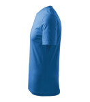 Ťažké unisex tričko azúrovo modré S