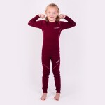 Detské termo tričko Progress MW NDRD merino slivkový melír 116/122 EUR