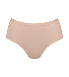 Dámske bavlnené midi nohavičky GO Daily - BROWN - Body 00LZ - SLOGGI NEW BEIGE XXL