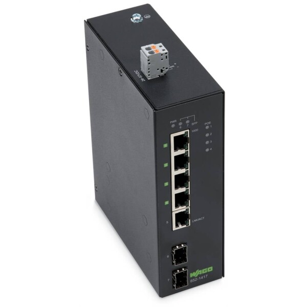 WAGO 852-1417 priemyselný ethernetový switch; 852-1417