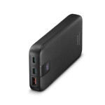 HAMA 201718 PD 10 čierna / Powerbanka / 10000 mAh / 2x USB-C / 1x USB-A / PD / QC / 20W (201718)