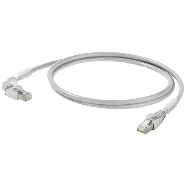 Weidmüller 2703320012 RJ45 sieťové káble, prepojovacie káble CAT 6A S/FTP 1.20 m sivá tienený 1 ks; 2703320012