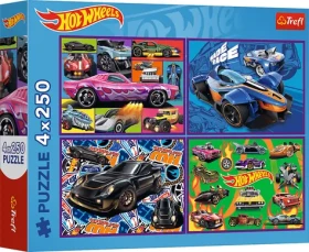 Trefl Puzzle Hot Wheels: Závodné autá