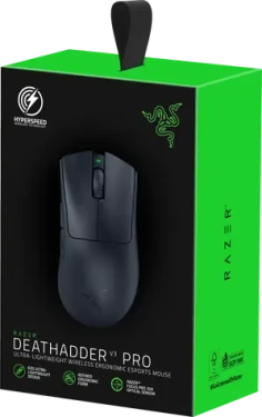 Razer DeathAdder V3 Pro / Herná bezdrôtová myš / optická / 30000DPI / 2.4GHz / 5 tlačidiel
