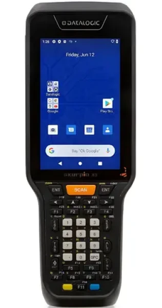 Datalogic Skorpio X5 Gun Fun. / dátový terminál / 2D XLR / BT 5.0 / Wi-Fi 802.11ac / bezkontaktné nabíjanie / 4,3" (943500049)