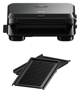 Braun Snack Maker 5 SM5001 čierna / Sendvičovač / 800 W / vyberateľné dosky PTFE (0X23100001 SM5001)