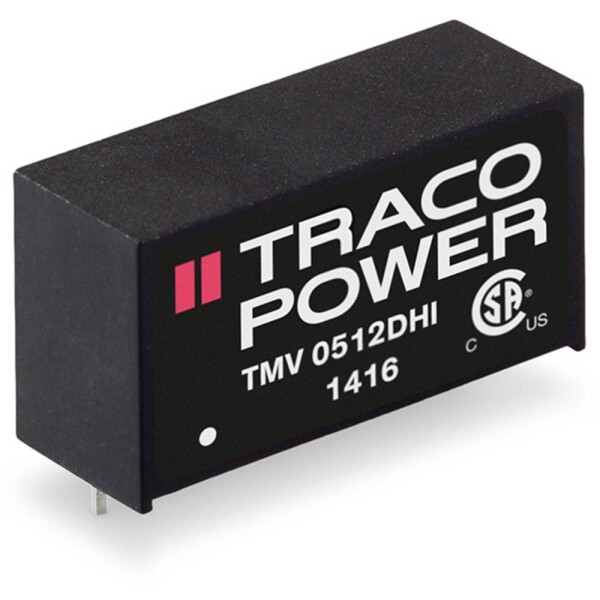 TracoPower TMV 1215SHI DC / DC menič napätia, DPS 12 V/DC 15 V/DC 66 mA 1 W Počet výstupov: 1 x; TMV 1215SHI