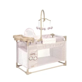 DeCuevas 53178 Moja prvá postieľka pre bábiky s hracím centrom Verona 2025