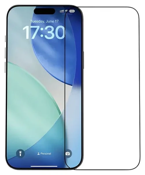 Devia Van Series Crystal Diamond čierny rámček / Ochranné sklo / Apple iPhone 17 Pro Max (6942297132641)