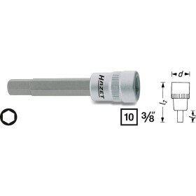 Hazet 8801 8801-10 inbus nástrčný kľúč 10 mm 3/8 (10 mm); 8801-10