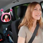 BENBAT Zrkadlo do auta aktívne s melódiami Oly Pink 0m+