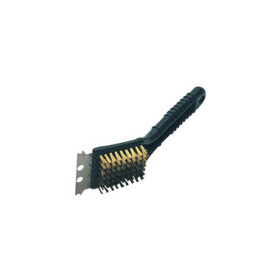 CAMPINGAZ Handy plastic BBQ brush / čistiaca kefa 2v1 (mosadzné štetiny škrabka) / dopredaj (2000032607)