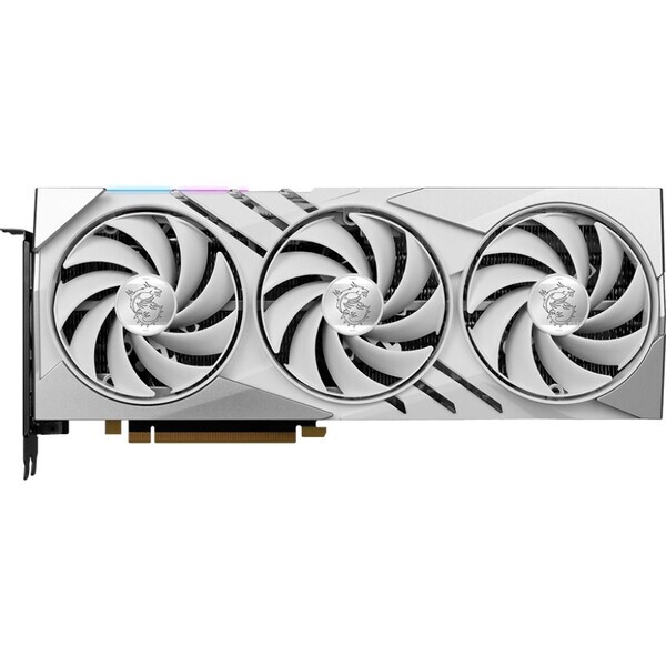 MSI GeForce RTX 4070 Ti Super 16G GAMING X SLIM WHITE / 2340-2670 MHz / 16GB GDDR6X / 256-bit / 1x HDMI + 3x DP (RTX 4070 Ti SUPER 16G GAMING X SLIM WHIT)