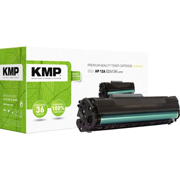 KMP H-T117 toner náhradný HP 12A čierna 4000 Seiten kompatibilná náplň do tlačiarne; 1114,5000