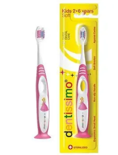 Dentissimo Kids 2-6 / Zubná kefka / mäkká