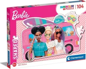 Clementoni Obrysové PUZZLE Barbie na výlete