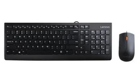Lenovo 300 čierna / Set klávesnice a myši / Drôtový / US layout / 1600 DPI / USB-A (GX30M39606)