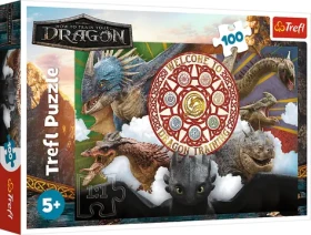 Trefl Puzzle Ako vycvičiť draka: Draci s akciou