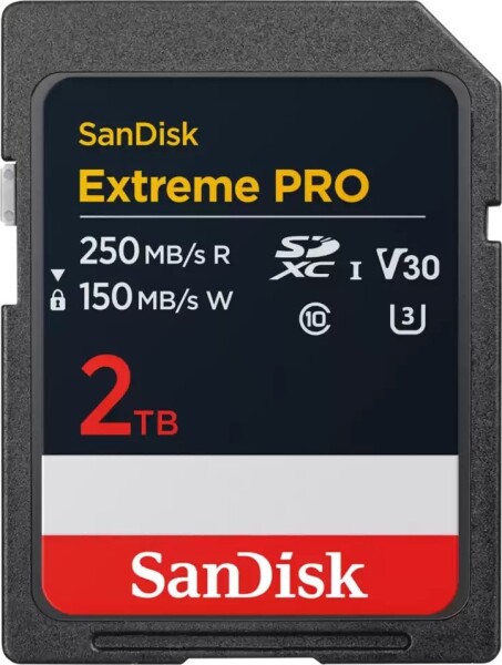 SanDisk Extreme PRO SDXC 2 TB Class 10 UHS-I/U3 V30 (SDSDXXD-2T00-GN4IN)