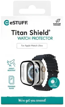 ESTUFF TitanShield pre Apple Watch Ultra číra / Ochranné sklo / 9H / Bez rámčeka (ES501034)