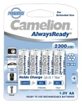 Camelion AlwaysReady / Nabíjacie batérie / AA / Ni-MH / 2300 mAh / 4 ks (17423406)