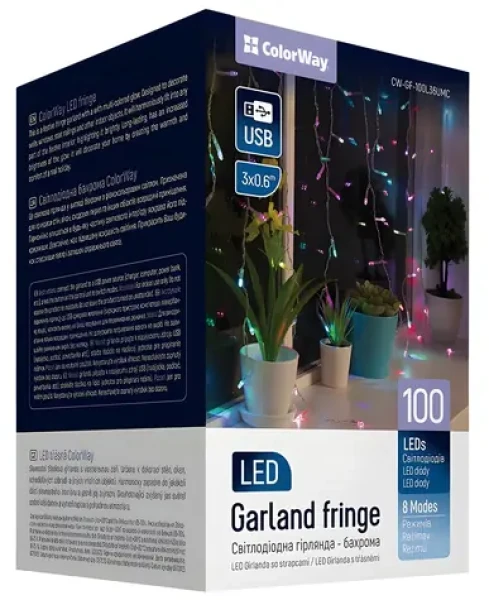 Colorway LED girlanda viacfarebná