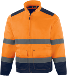 Reflexná pracovná bunda Delta Plus M1VE2HV Farba: Oranžová, Veľkosť: 3XL (M1VE2HVOR3X)