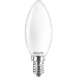 Philips Lighting 76339800 LED En.trieda 2021 F (A - G) E14 sviečkový tvar 4.3 W = 40 W teplá biela (Ø x d) 3.5 cm x 9.7 cm 1 ks; 76339800