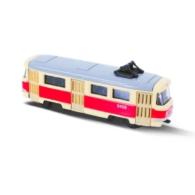 RAPPA Kovová česká retro električka mini 8.5 cm