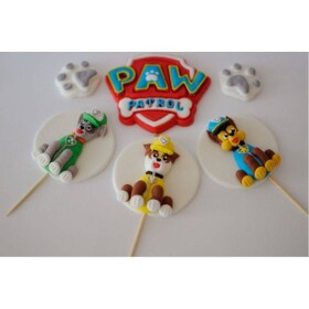 Cukrové figúrky Paw Patrol, 6 ks - I LOVE CAKES - I LOVE CAKES