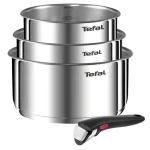 TEFAL Sada nádobí INGENIO Emotion 4 ks / Nerezová ocel / Záruka 5 let (L8964S44)