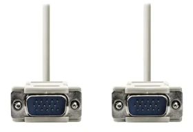 Nedis VGA kábel slonová kosť / VGA kábel / VGA konektor - VGA konektor / 2 m (CCGP59001IV20)