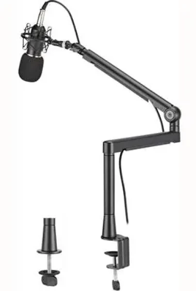 MOZOS SB38-BK čierna / Stojan na mikrofón / 3/8 závit (SB38-BK)