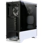 Zalman S5 WHITE biela / ATX/mATX/Mini-ITX / USB 3.0 + 2x USB 2.0 / 1x120mm + 1x120mm RGB / bez zdroja / priehľadná bočnica (S5 WHITE)