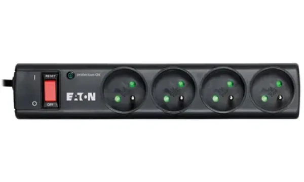 EATON Protection Strip PS4F / prepäťová ochrana / 4 zásuvky (PS4F)