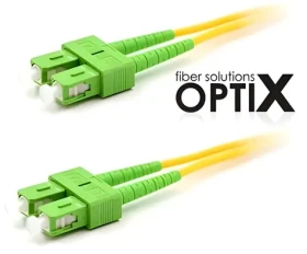 OPTIX SC / APC-SC / APC / Optický patch cord / 09/125 / 3 m (859558981442)