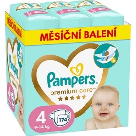 Pampers Premium Care 9-14kg (174ks) / Plienky / Veľkosť 4 (9-14 kg) (DIOPMPPIE0177)