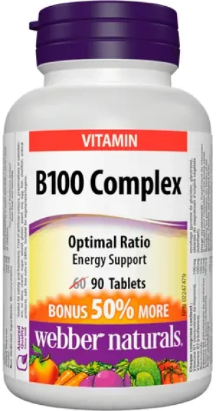 Webber Naturals B100 Complex 90 tabliet (04954)