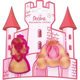Vykrajovátko princezna a kočár 2ks - Decora - Decora